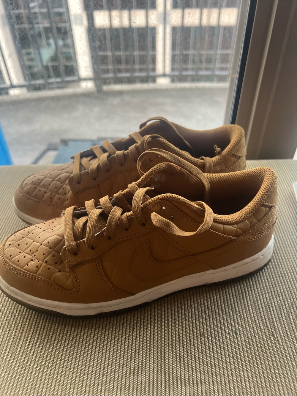 Nike Dunk Sneakers in Tan